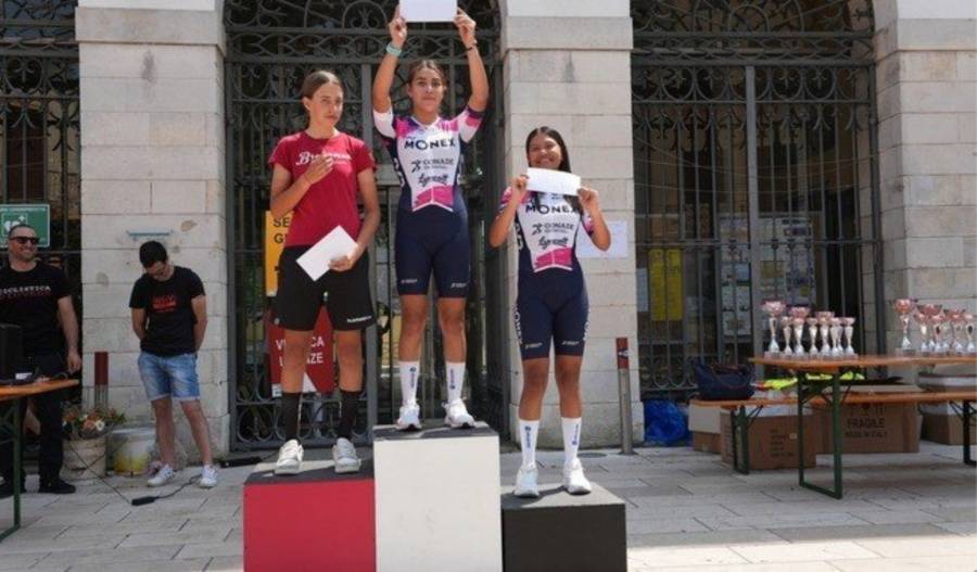 Ciclistas mexicanas del A.R. Monex brillan en competencias europeas con destacados resultados