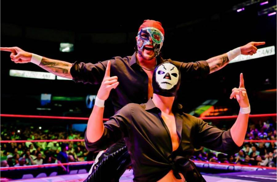 Zandokan Jr. y Calavera Jr. I brillan en la lucha estelar del Martes de Arena México