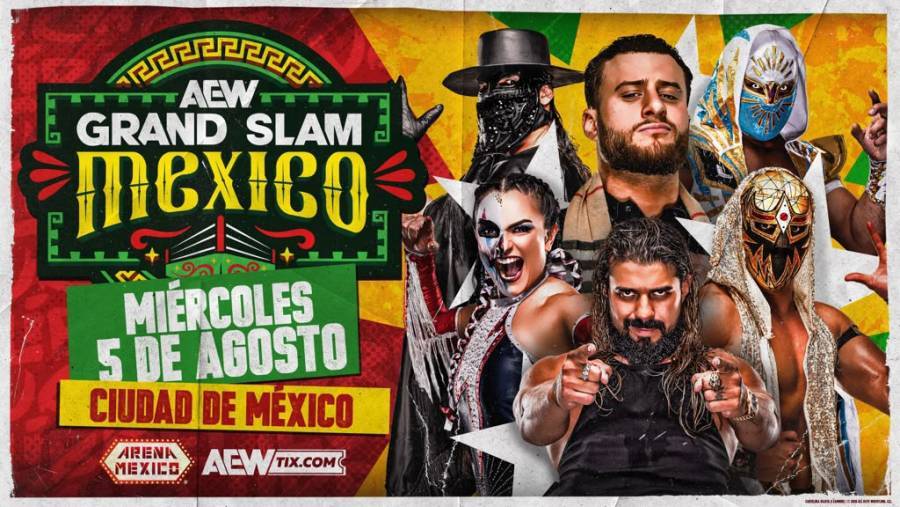 ‘AEW Grand Slam: México vuelve a la Arena México con una cartelera de talla mundial