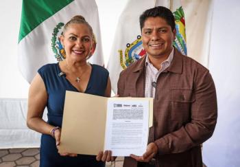 Cuautlancingo firma convenio con la Secretar&iacute;a de las Mujeres