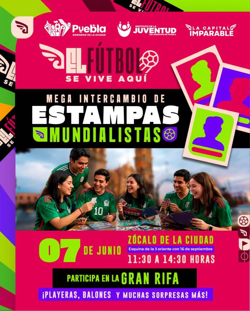 Gobierno de Pepe Chedraui invita a las juventudes a vivir la pasi&oacute;n del f&uacute;tbol con intercambio de estampas y premios oficiales
