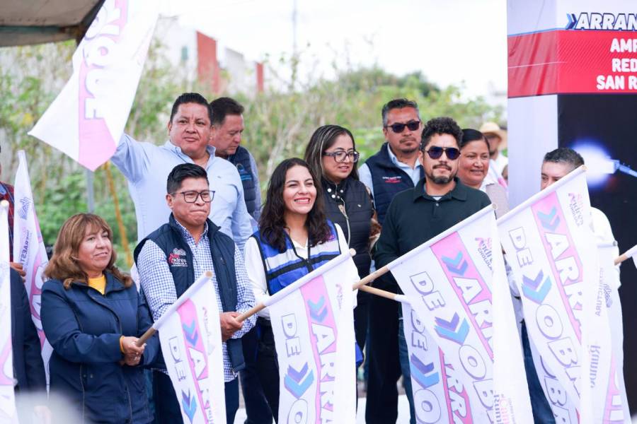 Consolida Lupita Cuautle la infraestructura b&aacute;sica en San Andr&eacute;s Cholula