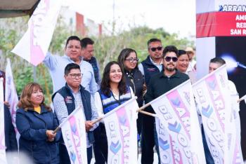 Consolida Lupita Cuautle la infraestructura b&aacute;sica en San Andr&eacute;s Cholula