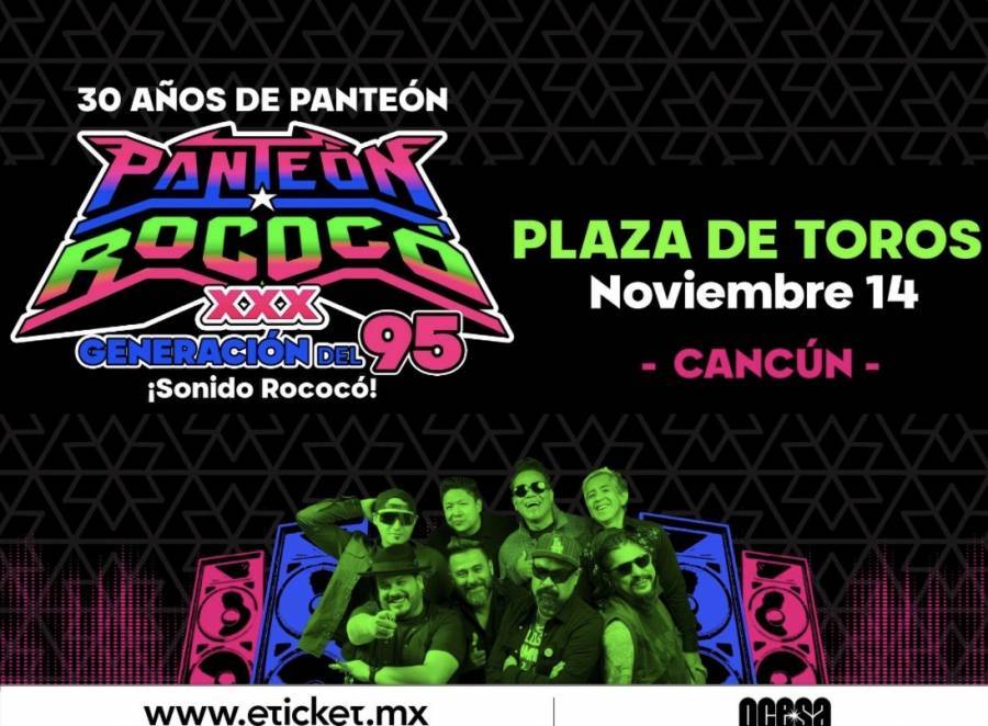 Pante&oacute;n Rococ&oacute; llevar&aacute; de nuevo la celebraci&oacute;n de sus 30 a&ntilde;os al Caribe Mexicano