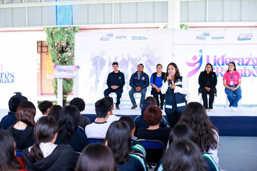 Promueven liderazgo con valores entre estudiantes de San Andr&eacute;s Cholula