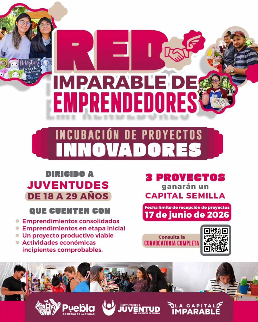 Impulsa Gobierno de Pepe Chedraui capacitaci&oacute;n y financiamiento para juventudes poblanas