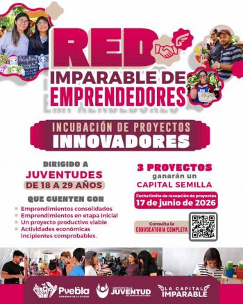 Impulsa Gobierno de Pepe Chedraui capacitaci&oacute;n y financiamiento para juventudes poblanas