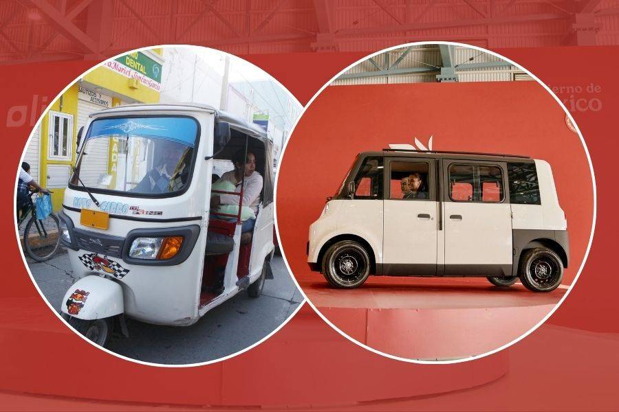 Gobierno estatal analiza sustituir mototaxis con unidades Olinia
