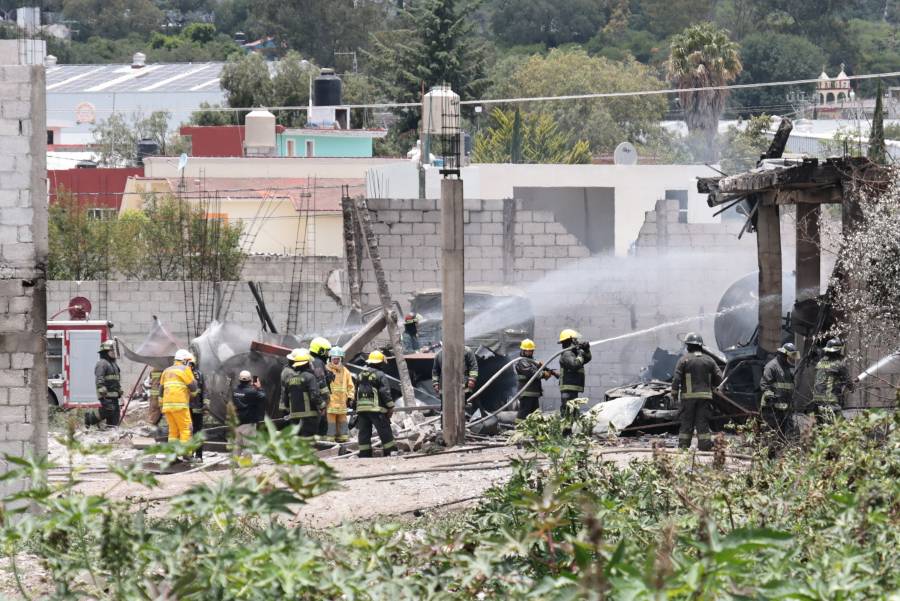 Investigan propiedad de predio donde explotaron autotanques en Tepeaca