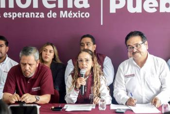 Morena Puebla minimiza derrota en Coahuila y descarta riesgos para 2027
