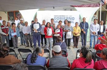 Acercan apoyos alimentarios a familias de Cuautlancingo