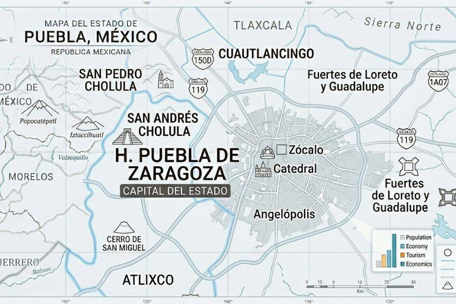 L&iacute;mites territoriales generan conflictos fiscales entre Puebla y municipios vecinos
