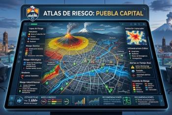 Puebla actualiza su Atlas de Riesgo; prev&eacute;n hacerlo p&uacute;blico antes de finalizar 2026