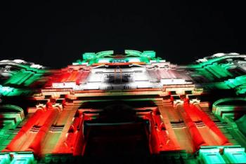 Inaugura Pepe Chedraui nuevo sistema de iluminaci&oacute;n arquitect&oacute;nica del Palacio Municipal