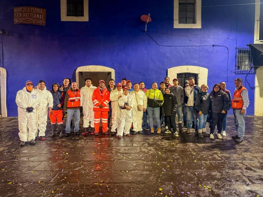 Realiza Gobierno de Pepe Chedraui mantenimiento y limpieza de contenedores soterrados en Los Sapos y Teatro Principal