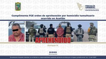 Cumplimenta FGE orden de aprehensi&oacute;n por homicidio tumultuario ocurrido en Acatl&aacute;n