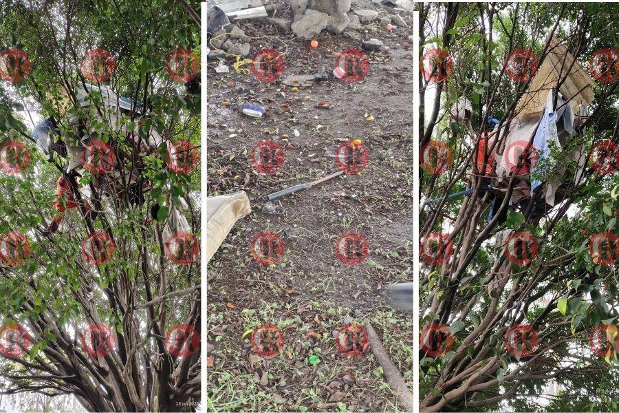 Retiran campamentos improvisados de personas en situaci&oacute;n de calle en Los H&eacute;roes