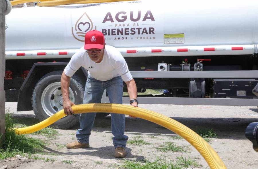 Gobierno Estatal lleva Agua para el Bienestar a colonias con desabasto