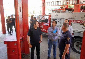 Alcalde de Texmelucan impulsa la rehabilitaci&oacute;n del cuartel de bomberos del municipio