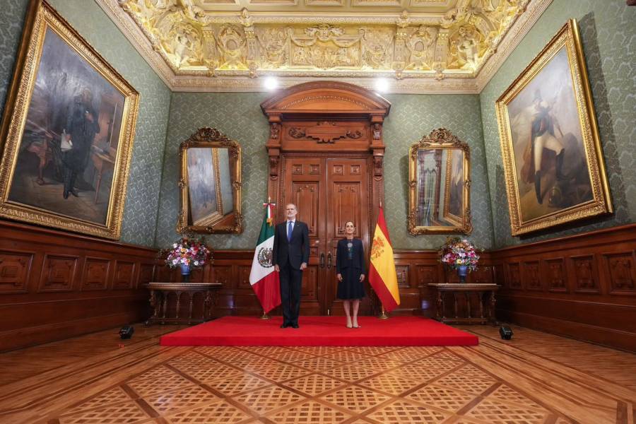 Presidenta Claudia Sheinbaum Recibe En Palacio Nacional Al Rey Felipe Vi