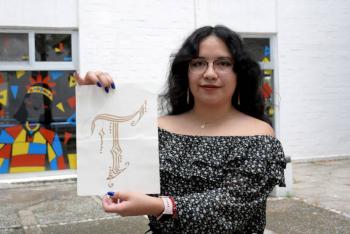 Estudiantes BUAP muestran su talento en exposici&oacute;n tipogr&aacute;fica itinerante