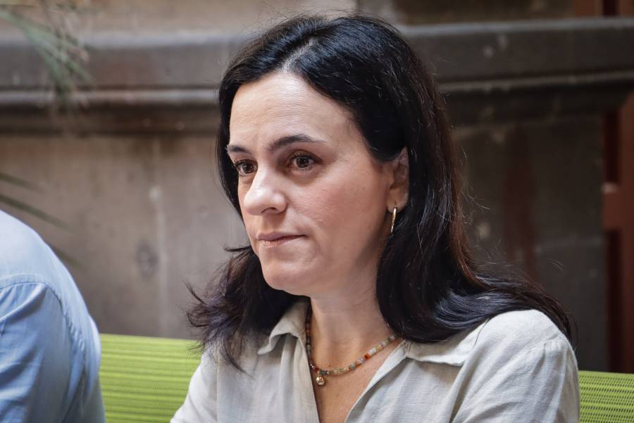 Pese a cr&iacute;ticas del PAN, M&oacute;nica Rodr&iacute;guez Della Vecchia aparece en bardas de promoci&oacute;n