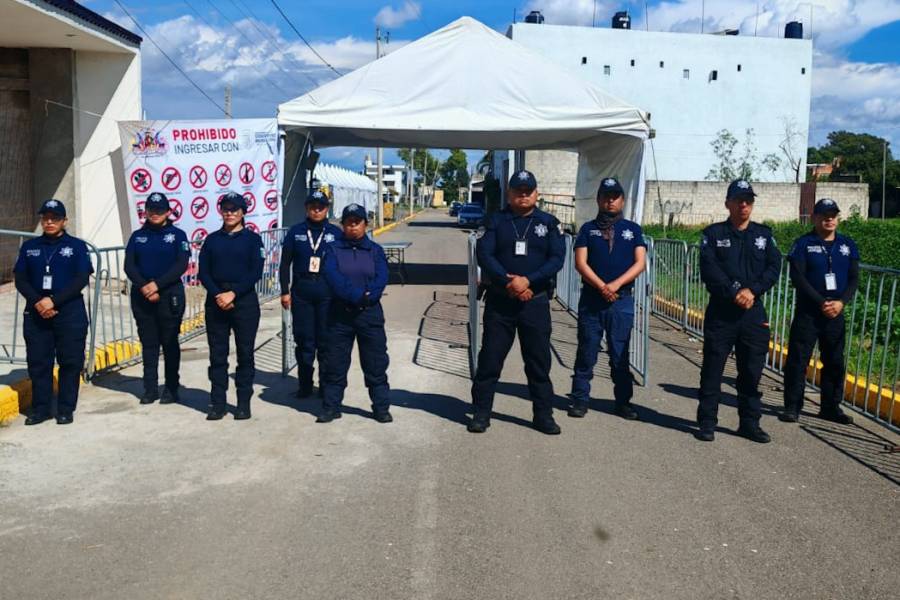 Polic&iacute;a Auxiliar reporta saldo blanco en foro art&iacute;stico de Cuautlancingo