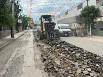 Interviene Gobierno del Estado tramo carretero San Diego Chalma - Santa Cruz Acapa en Tehuac&aacute;n