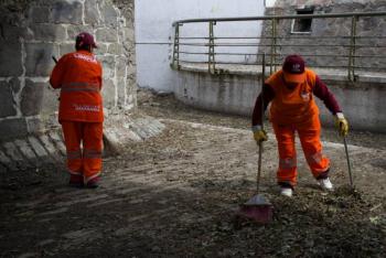 Gobierno de Pepe Chedraui refuerza limpieza en el Puente de Ovando ante las continuas lluvias