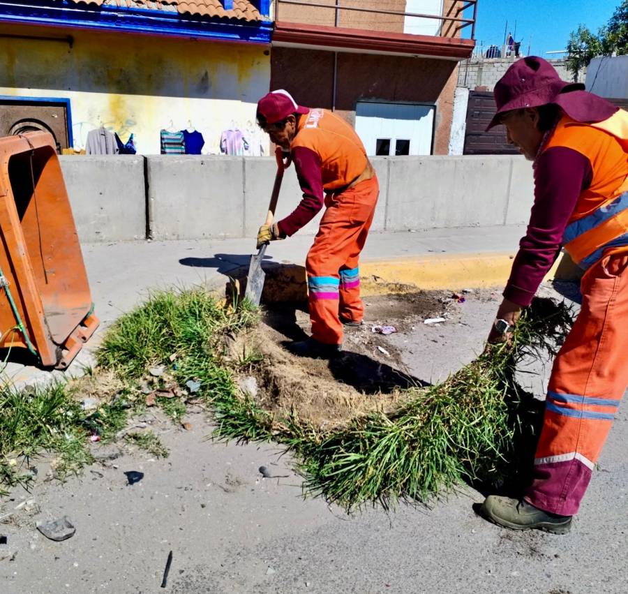 Gobierno de Pepe Chedraui realiza jornada de limpieza en puente de la Central de Abasto