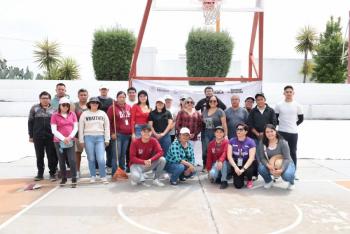 Lupita Fern&aacute;ndez impulsa acciones de recuperaci&oacute;n de espacios p&uacute;blicos en San Crist&oacute;bal Tepontla