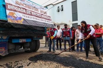 Tonantzin Fern&aacute;ndez fortalece las acciones de mantenimiento urbano con la Brigada de la Transformaci&oacute;n