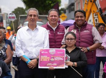 Arranca Pepe Chedraui trabajos de rehabilitaci&oacute;n vial en la Junta Auxiliar Ignacio Zaragoza