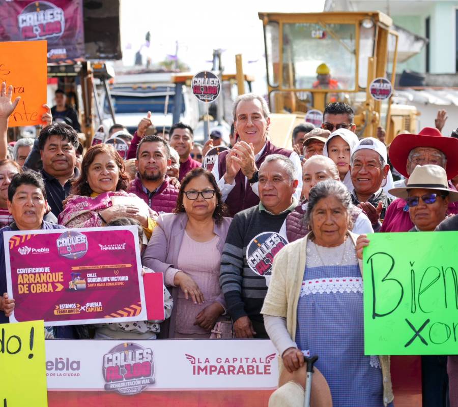 Inicia Pepe Chedraui obras de rehabilitaci&oacute;n vial en la Junta Auxiliar de Santa Mar&iacute;a Xonacatepec