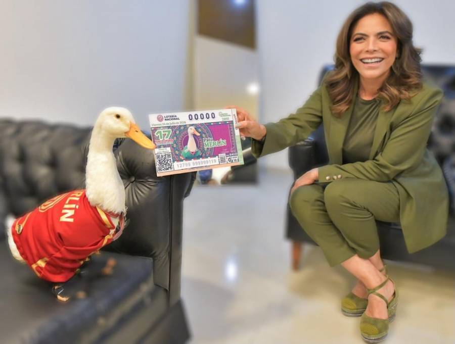 Pato Merl&iacute;n, &iacute;cono viral de los festejos de la Copa del Mundo en M&eacute;xico, ya tiene su billete conmemorativo de Loter&iacute;a Nacional