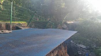 Cierran &aacute;reas del Parque Metropolitano y Parque del Arte por da&ntilde;os tras lluvias