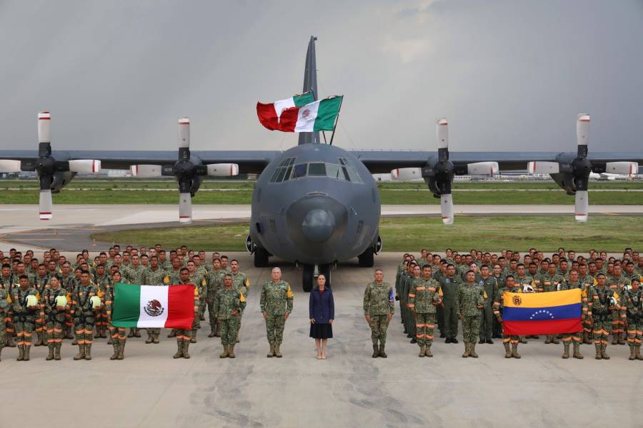 Presidenta Claudia Sheinbaum Reconoce Al Agrupamiento “Yumare” Que Brind&oacute; Apoyo A Venezuela Por Terremotos