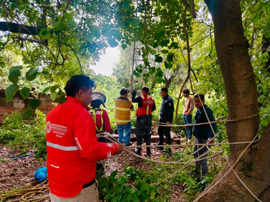Bomberos y Protecci&oacute;n Civil rescatan a ser sintiente en la Inspector&iacute;a Nuevo Le&oacute;n