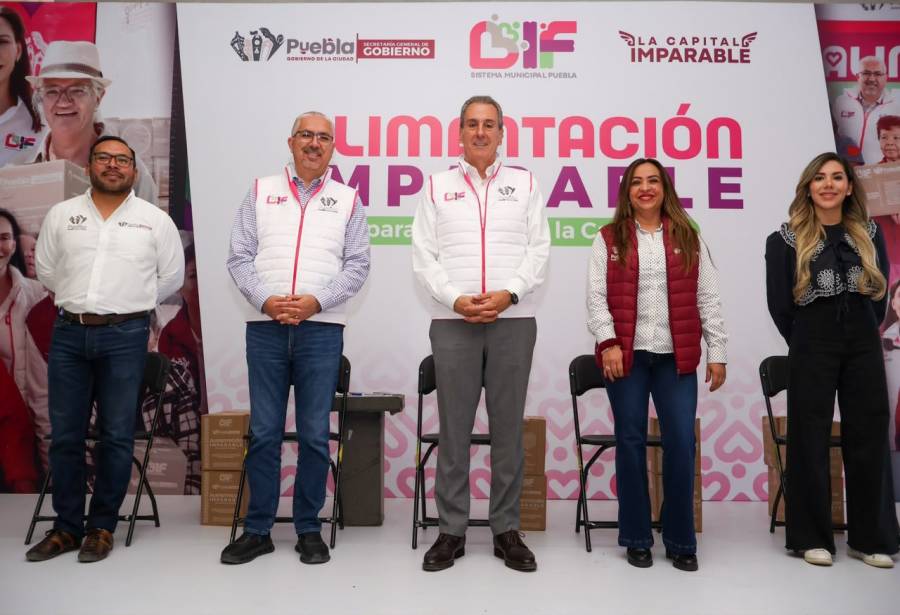 Fortalecen Pepe Chedraui y MariElise Budib seguridad alimentaria con entrega de despensas en San Francisco Totimehuacan