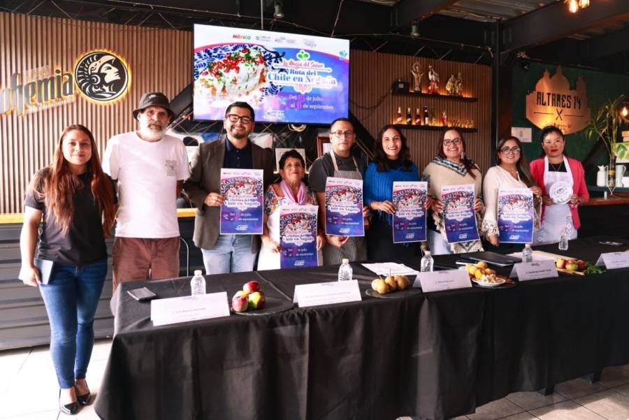 Invita Lupita Cuautle a vivir la Ruta del Chile en Nogada 2026 en San Andr&eacute;s Cholula
