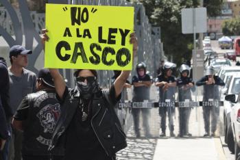 Congreso descarta cambios a la Ley Casco pese a protestas de motociclistas