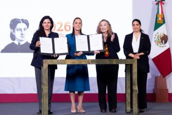 Sheinbaum env&iacute;a al Congreso iniciativa de Ley General contra el feminicidio