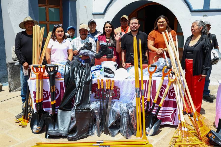 Tonantzin Fern&aacute;ndez impulsa acciones para fortalecer la seguridad y la imagen urbana de San Pedro Cholula