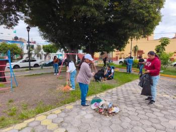 DIF Municipal y Sistema Estatal DIF impulsan jornada de faena en San Pedro Cholula