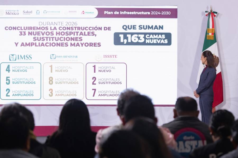 Con Una Inversión De 181 Mil Mdp, Al 2030 Se Realizarán 152 Proyectos Hospitalarios; Se Llegará A 106 Mil 105 Camas Nuevas: Presidenta Claudia Sheinbaum