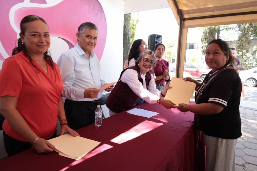 Lupita Fern&aacute;ndez fortalece acciones de prevenci&oacute;n en favor de la salud de las familias cholultecas