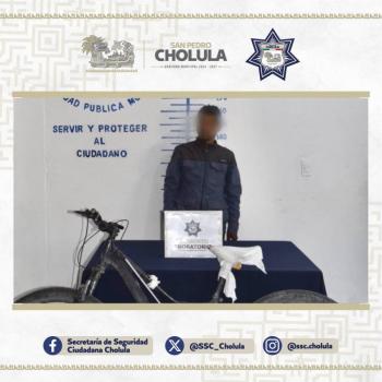 Detienen a presunto responsable de agresi&oacute;n contra menor en San Pedro Cholula