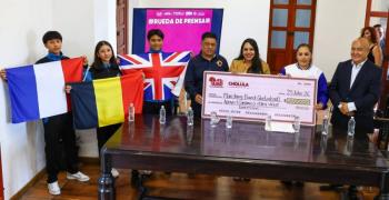 Tonantzin Fern&aacute;ndez impulsa el talento juvenil con apoyo a la Marching Band Quetzalc&oacute;atl