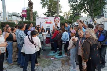 Con Puebla Brilla, Gobierno de Pepe Chedraui moderniza al 100 por ciento el alumbrado p&uacute;blico en la colonia Reforma