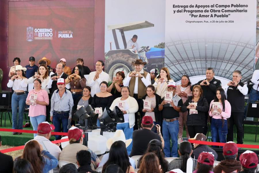 Seguridad Y Revoluci&oacute;n Del Campo Para Chignahuapan; Gobierno Estatal Fortalece Desarrollo Regional